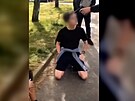 Na soci�ln�ch s�t�ch kolovalo video s napaden�m chlapce, d�ti mu u hlavy dr�ely...