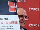 Vedoucí Makroekonomického oddlení MKOS Martin Fassmann na tiskové konferenci...