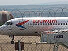 Letadlo ruské letecké spolenosti Azimuth míící z Moskvy pistává na letiti v...