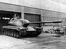 První tký tank T43, první z prototyp budoucích M103