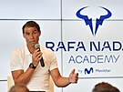 panlský tenista Rafael Nadal oznamuje na tiskové konferenci, e se nezúastní...