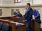 Hlavní obvinný Roman Berbr dorazil k Okresnímu soudu Plze - msto, kde...