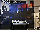 Z výstavy v Národním technickém muzeu ke 100. výroí zahájení rozhlasového...