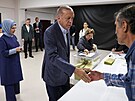 Turci volí nového prezidenta a nové sloení parlamentu. Na snímku je prezident...