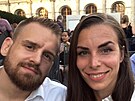 Patrik Kincl s manelkou Pavlou