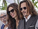 Pierre Richard reisérka Ma&#239;wenn a Johnny Depp pedstavují snímek Jeanne...