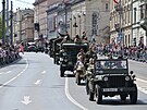 Tradin Convoy of Liberty, jzda historickch vojenskch vozidel centrem Plzn...