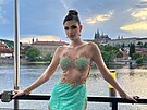 Svtová Miss Grand International 2022 Isabella Meninová na návtv Prahy