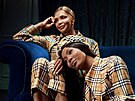 Valerie-Morris Campbellová a Naomi Campbellová v reklam pro Burberry (2018)