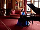 Princezna Kate v úvodním klipu grandfinále Eurovize (Windsor, 13. kvtna 2023)