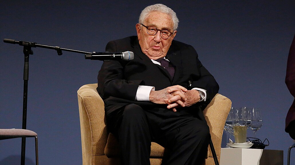 Bývalý americký ministr zahraničí Henry Kissinger na konferenci v Berlíně (21....