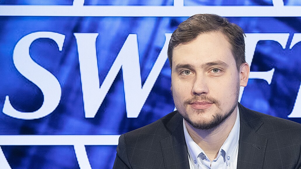 Hostem Rozstelu je ekonom Dominik Stroukal. (25. února 2022)