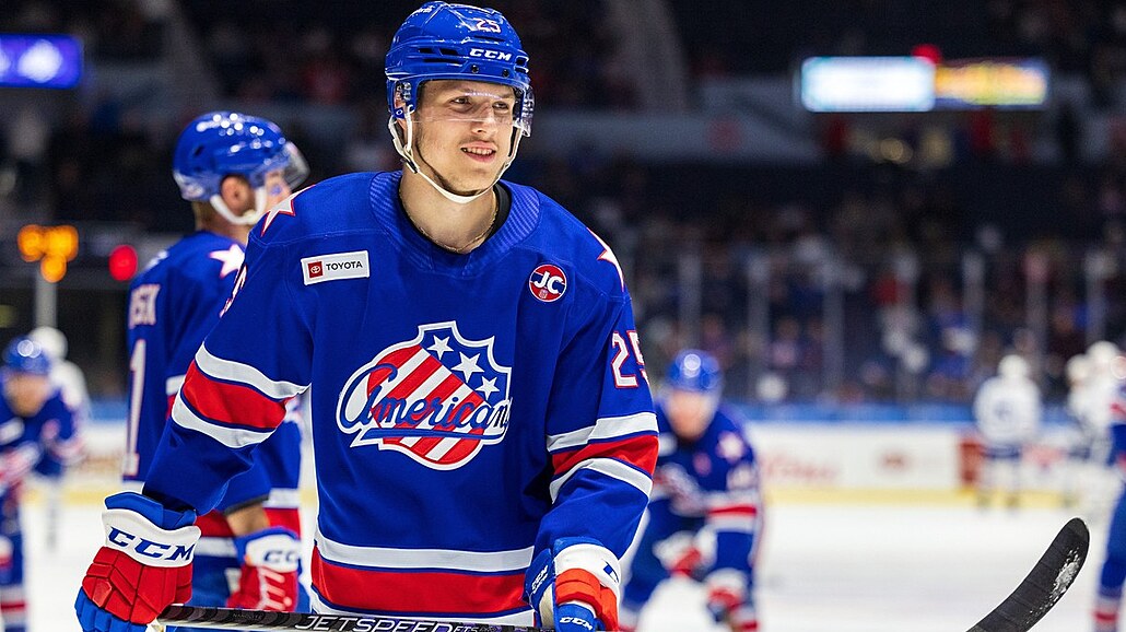 Ji�í Kulich v dresu týmu Rochester Americans.