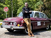 Tatra 603 posádky Josef Zajíek - Turgut Ali Uzunkaya na Oldtimer Express Praha...