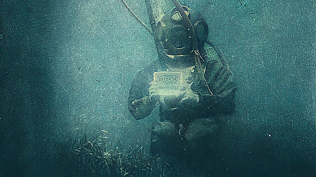 Podvodní portrét oceánografa Emila Racovitze v potápěčském obleku, připisovaný...