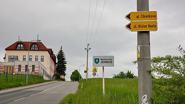 Vtaj vs brnnsk Jehnice. Mstsk st, kde je Rinchenbachovo.