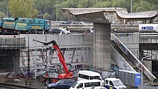 Odstartovala dalí fáze opravy Barrandovského mostu v Praze. idii musí...