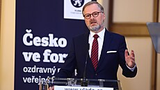 Pedseda vlády Petr Fiala (ODS) s odborníky pedstavil detaily dchodové...