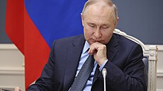 Ruský prezident Vladimir Putin v Moskv (18. kvtna 2023)