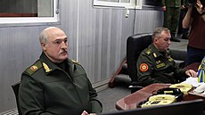Běloruský prezident Alexandr Lukašenko při návštěvě velitelského stanoviště... | na serveru Lidovky.cz | aktuální zprávy