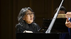 Pianistka Mitsuko Uchida vystoupila na Praském jaru s Magdalenkou Koenou.