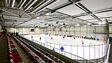Národní tým trénuje v malé arén� v Rize.