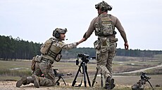 Písluníci amerických speciálních jednotek ve Fort Bragg (20. bezna 2023)