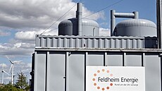Bioplynová stanice v nmecké energeticky sobstané vesnici Feldheim (27....