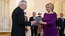 Slovenská prezidentka Zuzana aputová jmenovala úednickou vládu. Na snímku je...