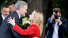 Italská premiérka Georgia Meloniová nav�tívila v Praze premiéra Petra Fialu....