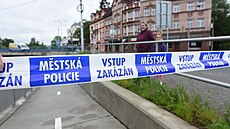 Rozvodn�ná �eka D�evnice ve m�st� Zlín. (17. kv�tna 2023)