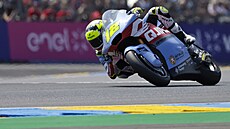 eský jezdec Filip Sala bhem závodu v Le Mans ve Francii.