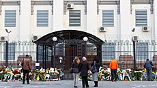 Budova ruské ambasády v Kyjev� na snímku z roku 2015.