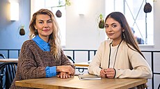 Podnikatelky Ksenija Konovalovová a Olena �urakivská