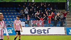 FK Ústí nad Labem - Viktoria ikov, zápas eské fotbalové ligy. Fanouci...
