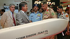 Stely Storm Shadow francouzské výroby na zahájení ptidenní Dubajské letecké...
