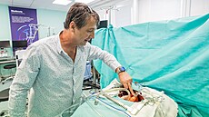 P�ístroj ECMO umí nahradit funkci srdce a plic.