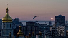 Rusové útoili na centrum ukrajinského Kyjeva. (18. kvtna 2023)