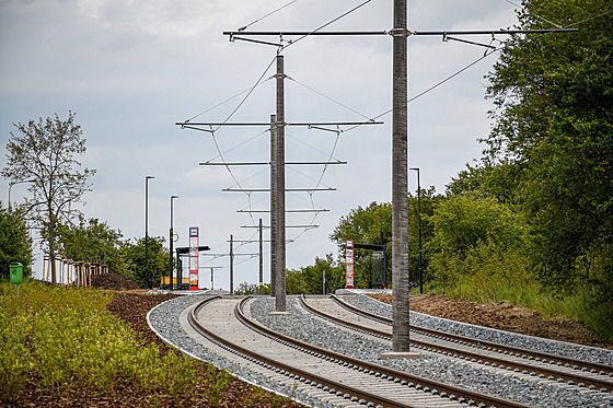 Výstavba nové tramvajové trati do Libue. První cestující se po trati projedou...