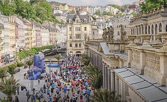 Momentka z 1/2Maratonu Karlovy Vary