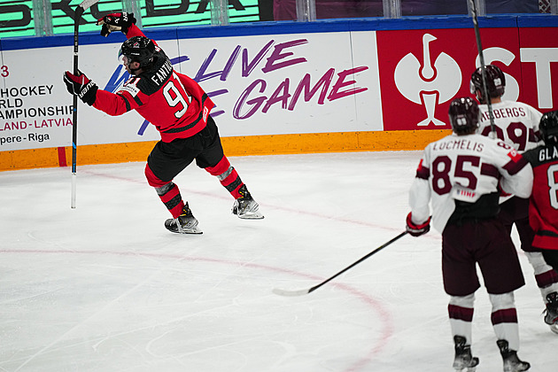 Kanada - Lotyšsko 4:2. Finále pro favorita, s bojovným soupeřem dotahoval