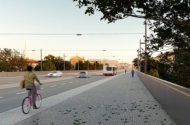 Méně pruhů a park místo estakády. Praha ukázala vize na zklidnění magistrály