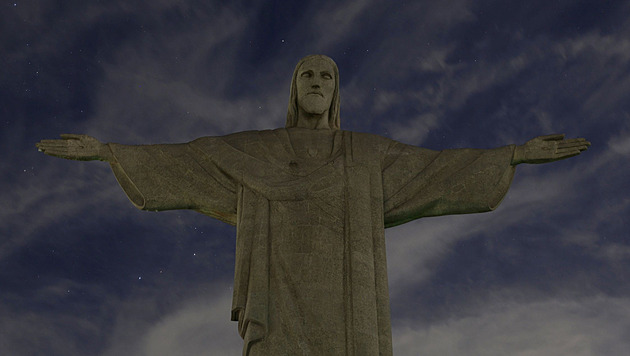 V Riu zhasla světla na soše Krista, Brazilci podpořili uráženého Vinícia