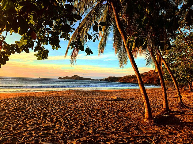 Kostarika pl zpad slunce Puntarenas Guanacaste Pacifik