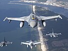 Rumunské a portugalské bojové letouny F- 16 v litevském vzduném prostoru (22....