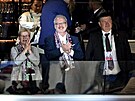 Na utkání o bronz hokejového ampionátu dorazil i lotyský prezident Egils...