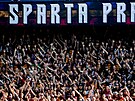 Euforití fanouci Sparty podporují svoje svence oslavami ligového titulu.