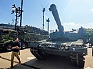 Novinka ve výzbroji armády - tank Leopard 2A4 (24. kvtna 2023)