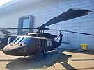 Slovenský vrtulník BlackHawk tamních vzduných sil. (24. kvtna 2023)