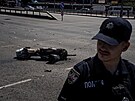 Následky ruského útoku v Kyjev (29. kvtna 2023)
